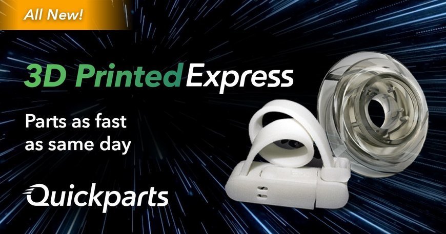 Quickparts annonce son service Express de fabrication de pièces en usinage CN, en moulage par injection, et en impression 3D basée sur la technologie Nexa3D